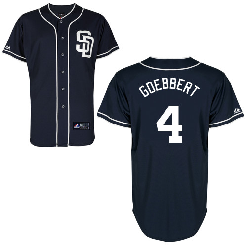 Jake Goebbert #4 mlb Jersey-San Diego Padres Women's Authentic Alternate 1 Cool Base Baseball Jersey